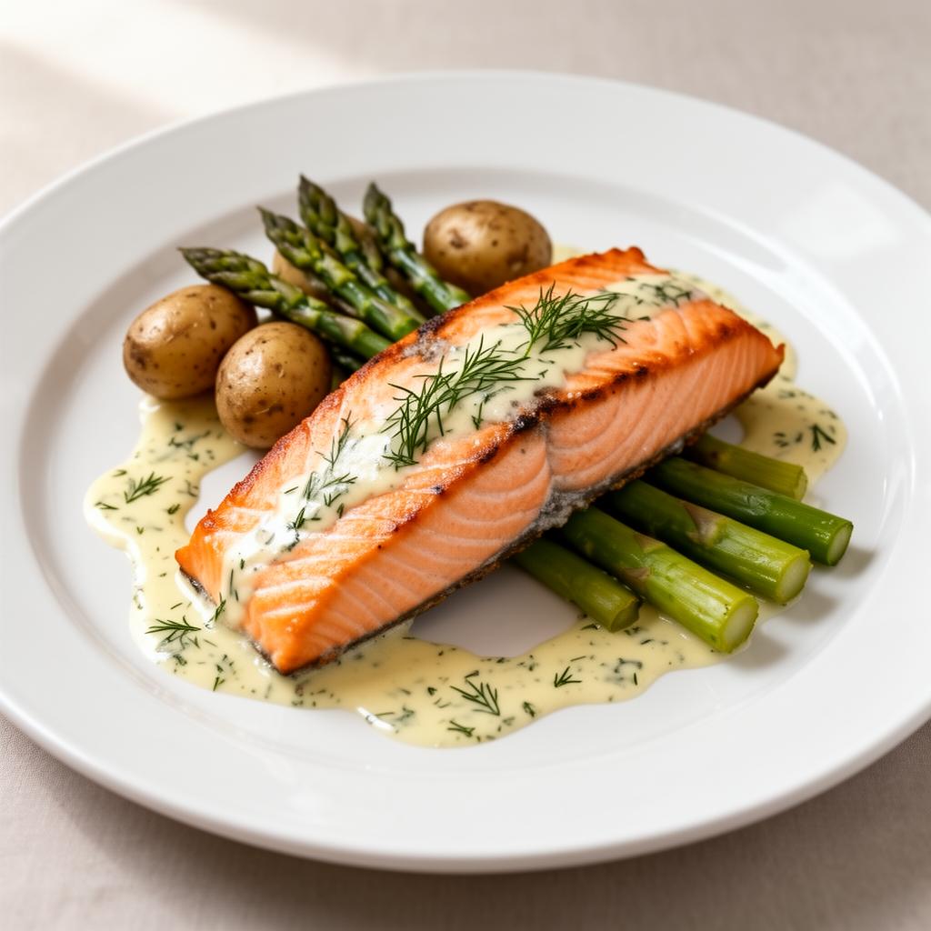Crispy-Skin Seared Salmon